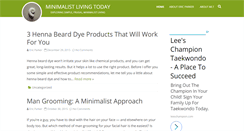 Desktop Screenshot of minimalistlivingtoday.com